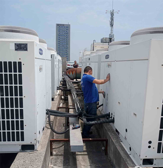 咸安中央空调制热和不制冷系统维修方法